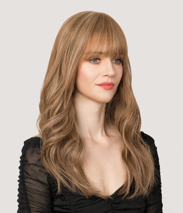 Hair Topper With Bangs